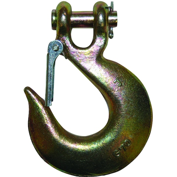 Ancra Mfg Hook, Slip, Cargo, G70 W/ Safety Latch, 1/4, Wll-3,150 Lb/1, 430 Kg 50019-20 - main